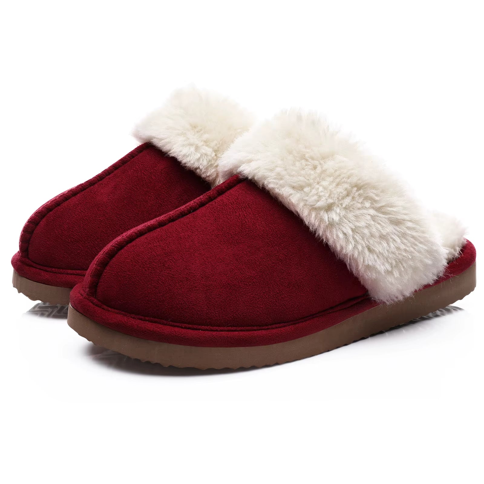 Litfun Women'S Fuzzy Memory Foam Slippers Fluffy Winter House Shoes Bedroom Warm Plush Slippers Outdoor New Fashion Fur Slippers